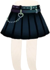 ロックなプリーツスカートの画像