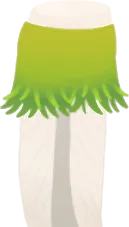 水草のようなフリンジボトムスの画像