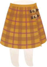 秋色タータンチェックスカートの画像
