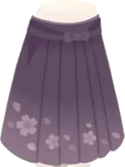 白桜柄の袴の画像