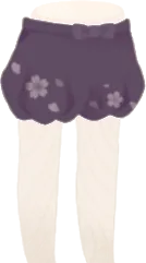 白桜柄の小袴の画像
