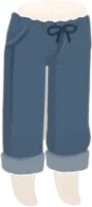 ゆったりデニムの画像