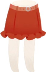 レトロなタイトスカートの画像