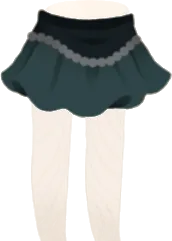 ノワールフリルスカートの画像