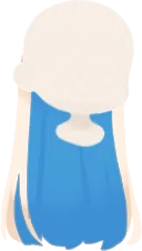 インナーカラーロングエクステの画像