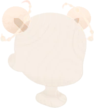 惑星のお団子エクステの画像