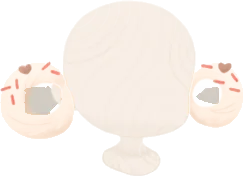 ドーナツのシニヨンエクステの画像