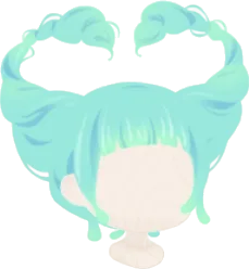 古代の植物ヘアの画像