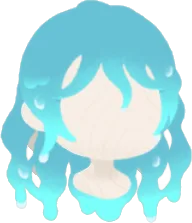 ぺったりぬれ髪の画像