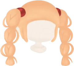 採集者の三つ編みヘアの画像