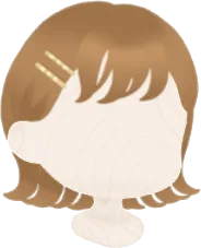 盛られたボブヘアの画像