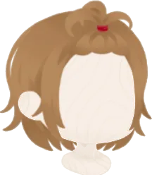 孫のオフ時のボブヘアの画像