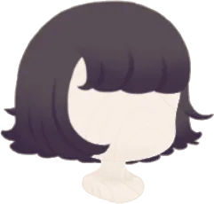 ダークベリー外はねボブヘアの画像