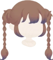 月の光を浴びた髪の画像