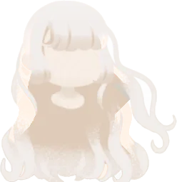 晴れ空にかがやく少女の髪の画像