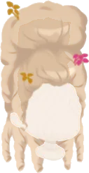 華やかな貴族の髪の画像