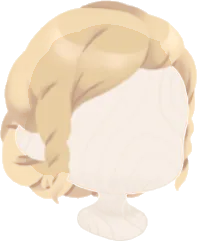 王妃の結い髪の画像