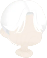 気だるけなホワイトヘアの画像