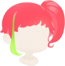 ポップなサイドテールヘアの画像