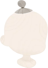芥子坊主ヘアの画像