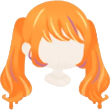 ハロウィンオレンジポップツインの画像