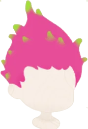 情熱のドラゴンフルーツヘアの画像