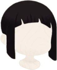 ニーハオぱっつん黒ボブの画像