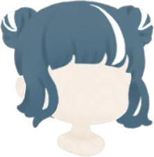 ツインおだんごメッシュヘアの画像