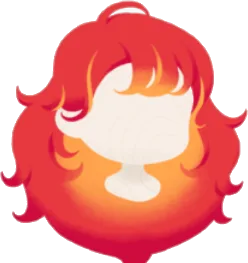 紅葉のくせっ毛の画像