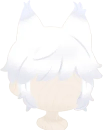 ワイルドホワイトヘアの画像