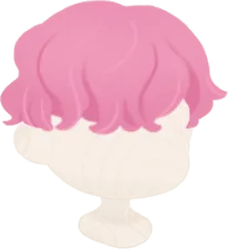 桜ピンクマッシュパーマの画像
