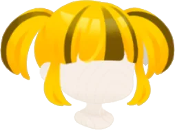 ハチ色ツインヘアの画像