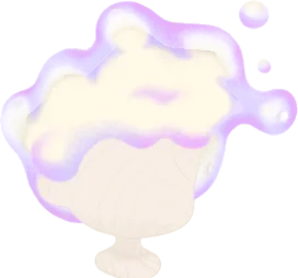 成形中の惑星ヘアの画像