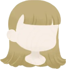 サンルームブラウンヘアの画像