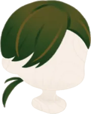 流しバングショートヘアの画像