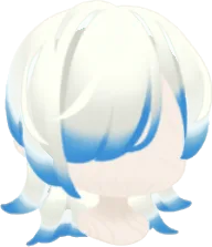 裾カラーウルフヘアの画像
