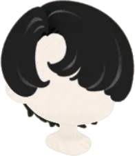 かきあげマッシュヘアの画像