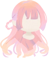 ローズクォーツカラーロングヘアの画像