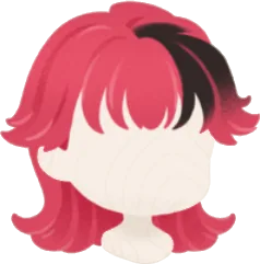 夏祭りの元気な外ハネヘアの画像