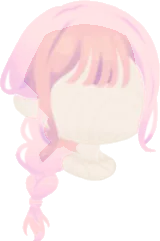 ゆる編みアレンジヘアの画像