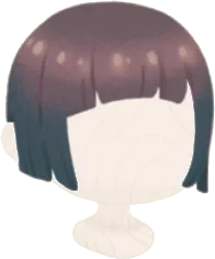 冬色のパッツンボブの画像