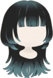 ウルフロックヘアの画像