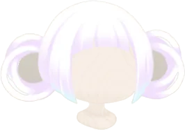 ホワイトケーブルヘアの画像