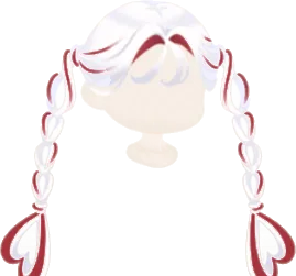 バレンタインハートヘアの画像