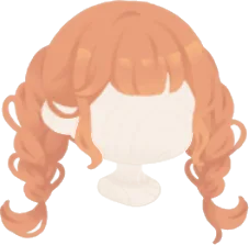 ゆるふわ編み込みツインの画像