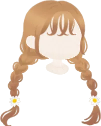 三つ編みアレンジヘアの画像