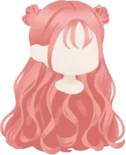 ツインハーフアップヘアの画像