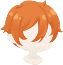 はね気味オレンジヘアの画像
