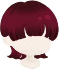 ダークチェリーのショートヘアの画像
