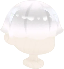 シロホウライタケンルエットヘアの画像